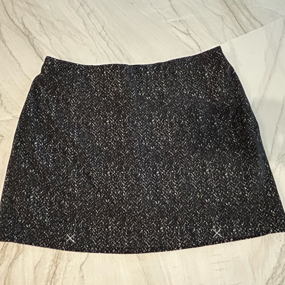 SPANX Gray Skater Mini Skirt Casual